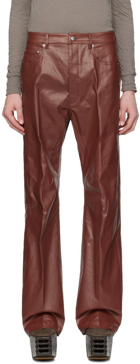 Burgundy Geth Jeans In 73 Henna Product Image