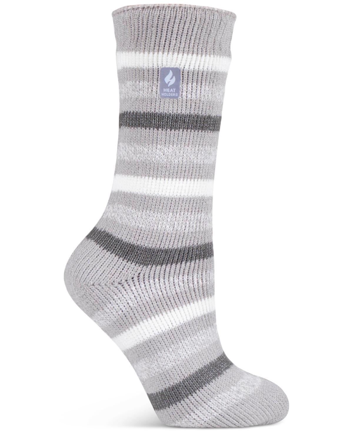 Heat Holders Womens Rosebud Multi Twist Stripe Crew Socks Product Image