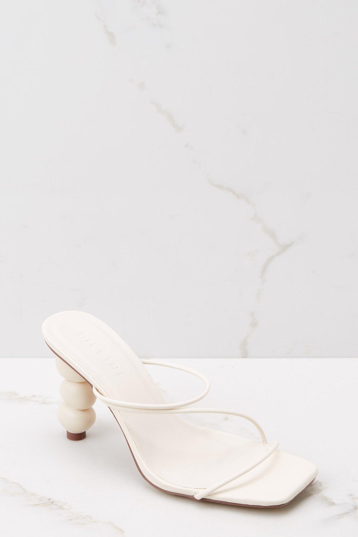 Torin Bone Heels Ivory Product Image