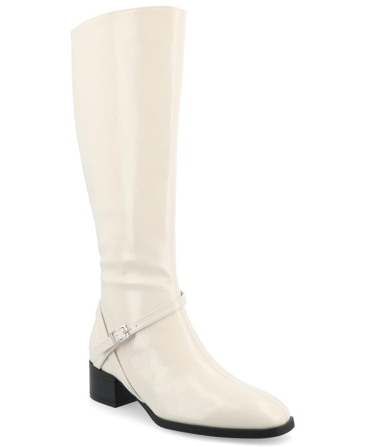 Journee Collection Womens Rhianah Block Heel Knee High Boots Product Image