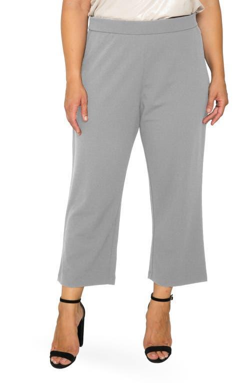 Standards & Practices High Waist Stretch Crepe Crop Pants Product Image