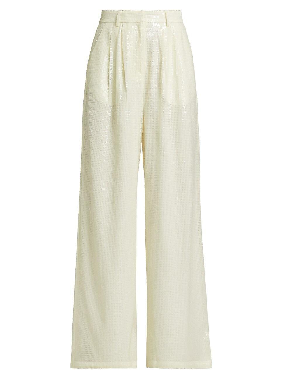 Womens Roxanne Sequined Trousers Product Image