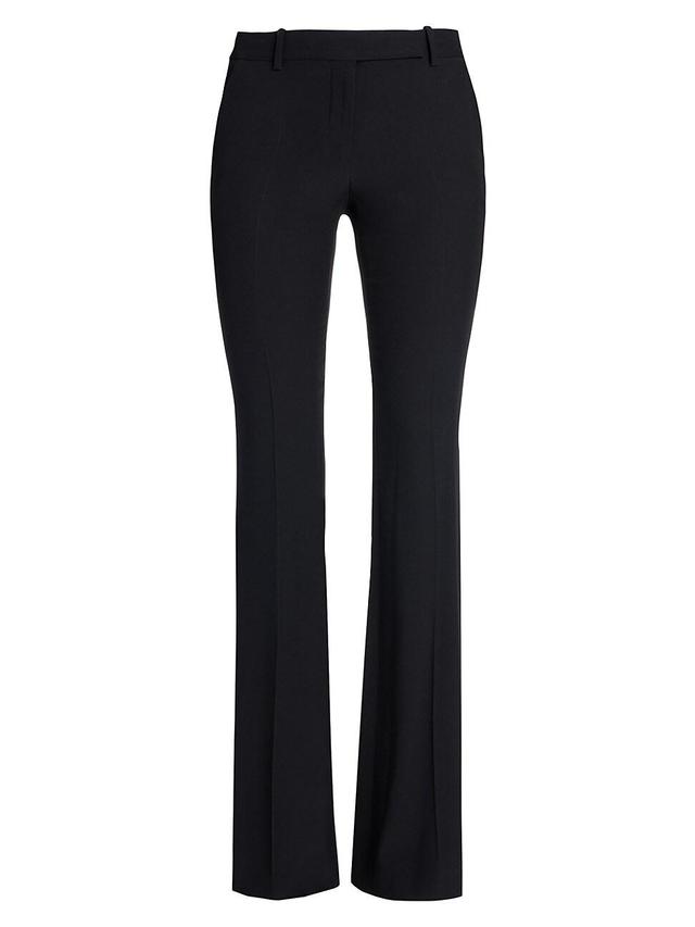 Womens Narrow Bootcut Crepe Trousers Product Image