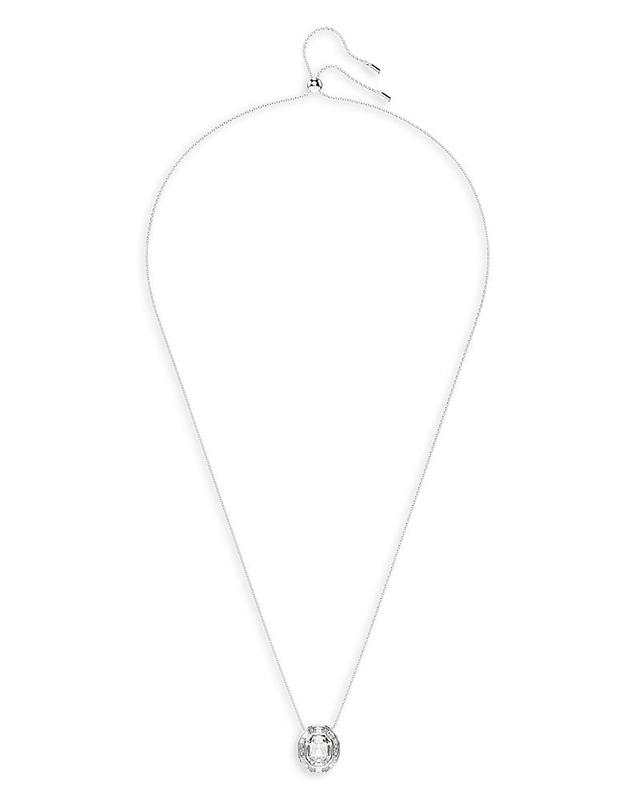 Swarovski Mesmera Mixed Cut Octagon Adjustable Pendant Necklace in Rhodium Plated, 29.53 Product Image