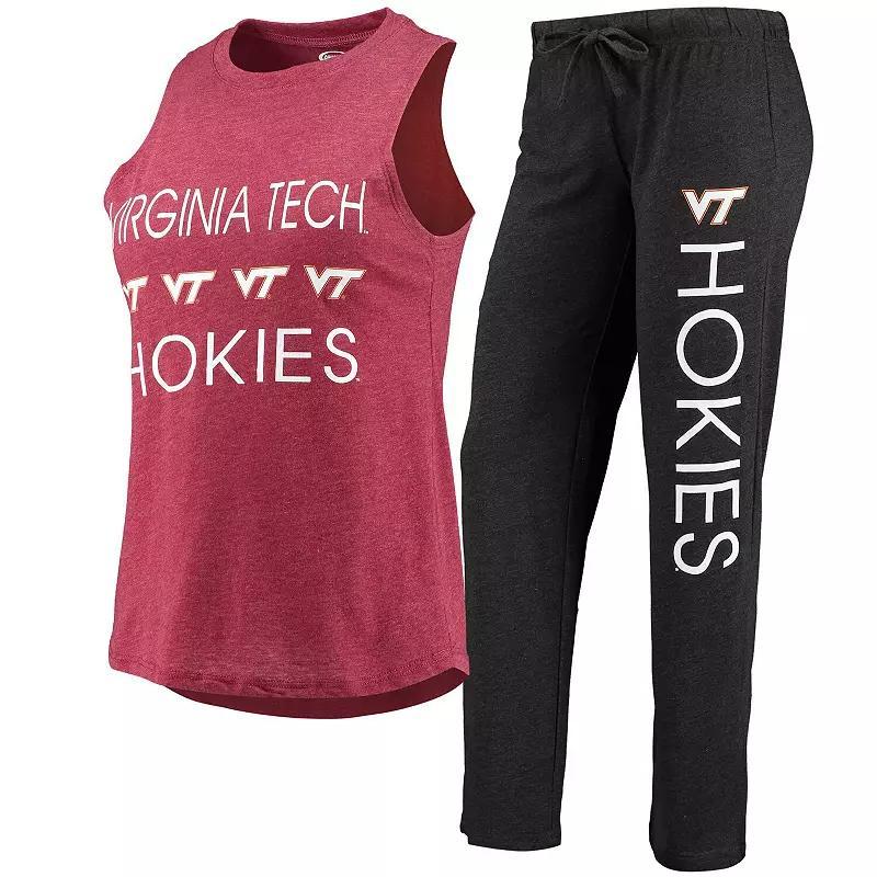 Womens Concepts Sport /Maroon Virginia Tech Hokies Tank Top & Pants Sleep Set Product Image