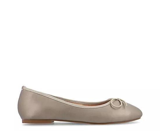 Journee Collection Vika Womens Ballet Flats Blue Product Image