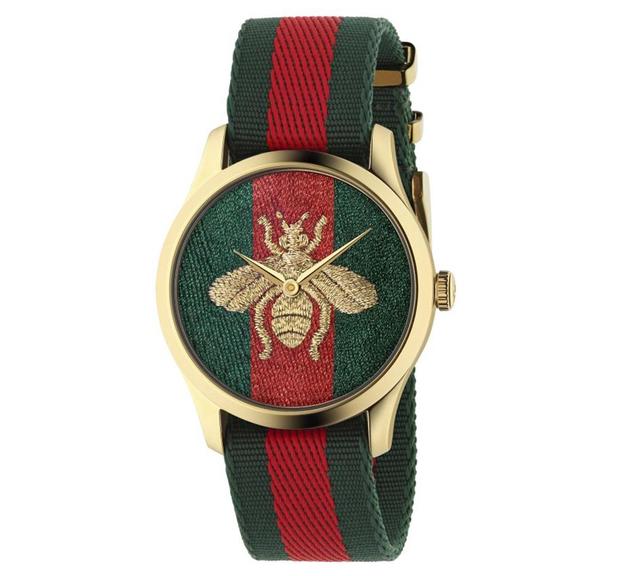 Mens Timeless Embroidered Bee Watch Product Image