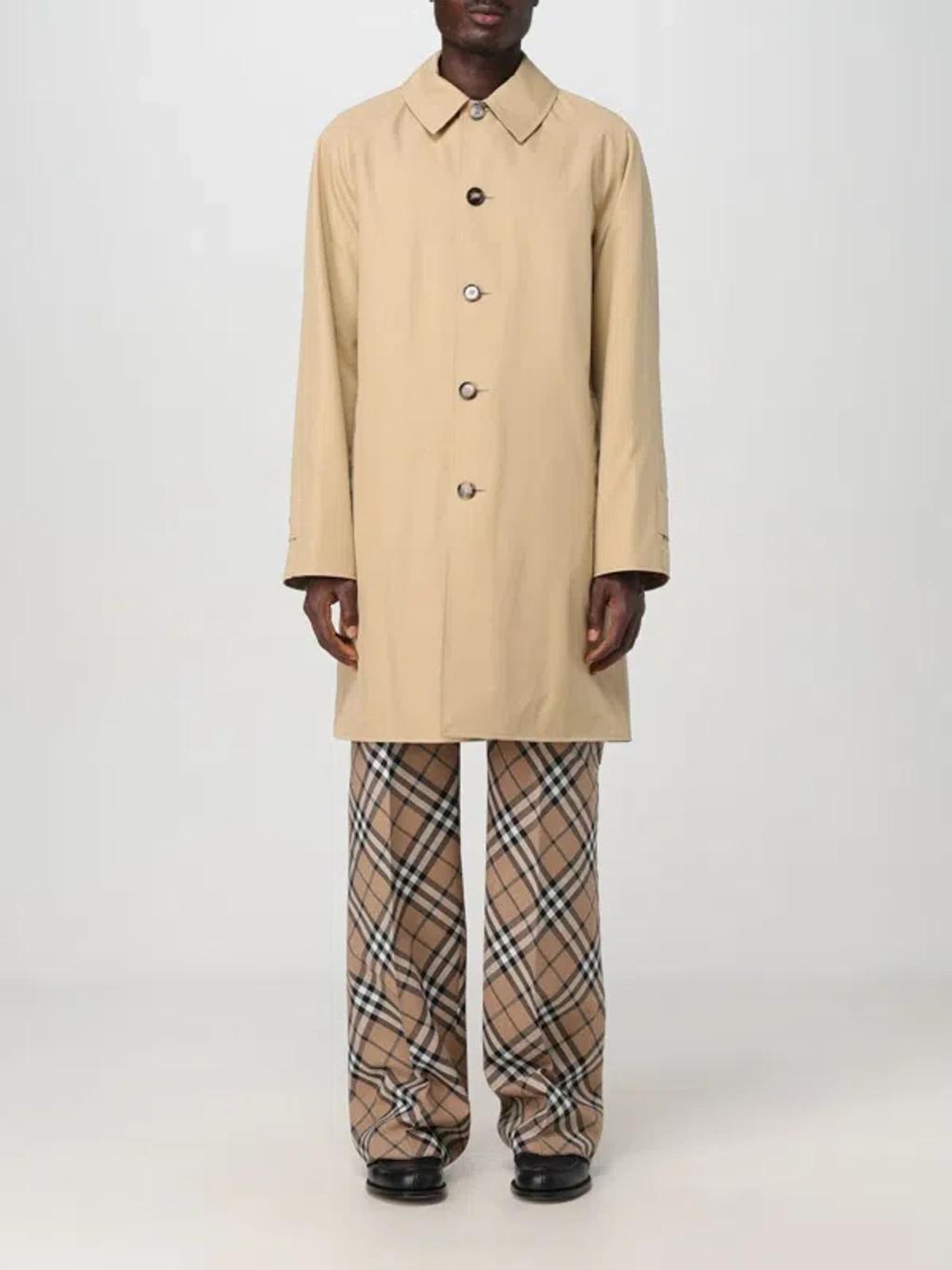 BURBERRY Trench Coat  Men Color Beige Product Image