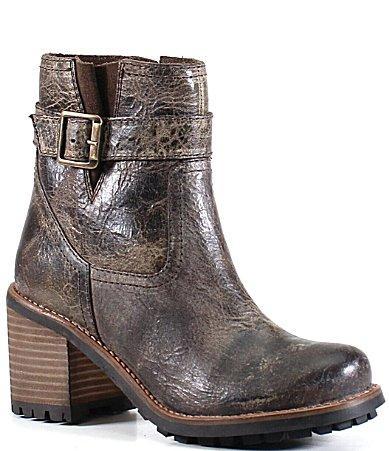 Diba True Craze Hot Distressed Leather Moto Booties Product Image