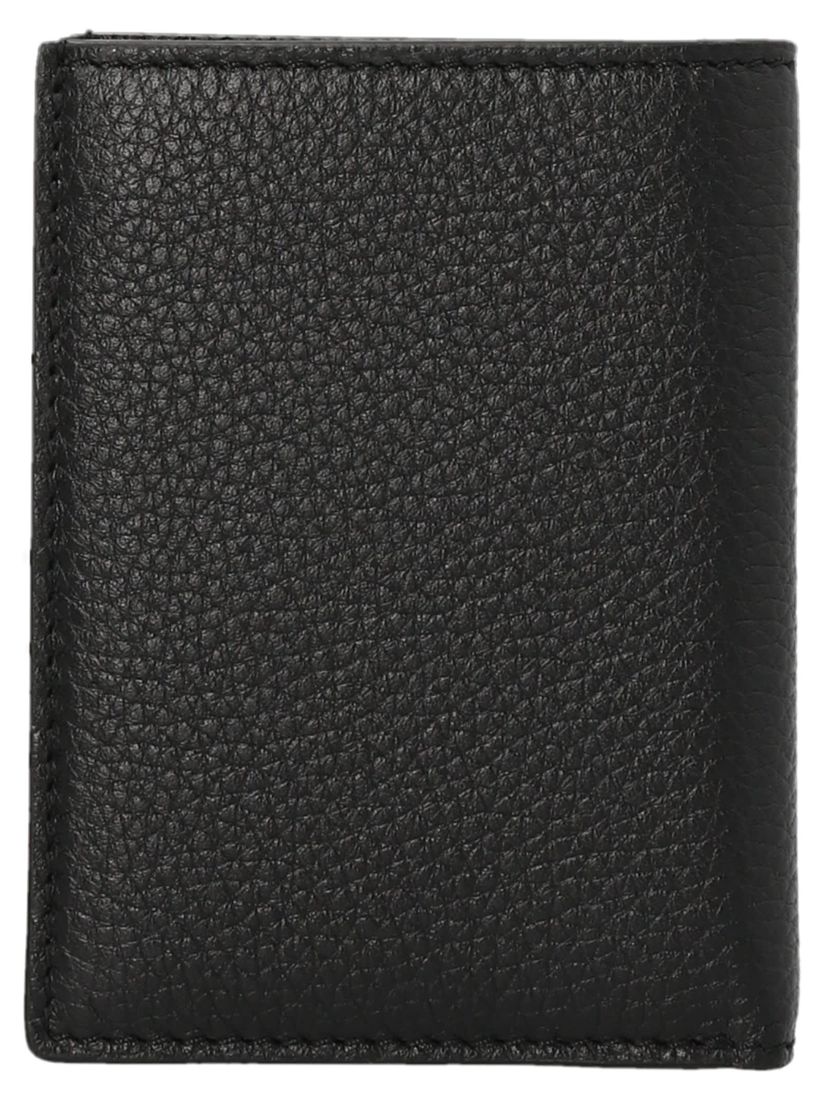 Logo Print Wallet In Black Product Image