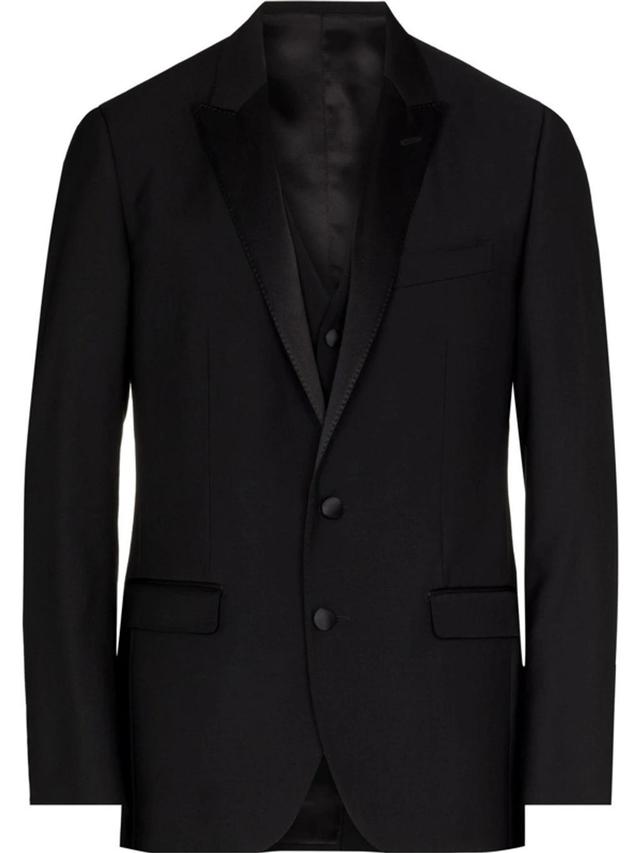 Three-piece Dinner Suit In Black Product Image