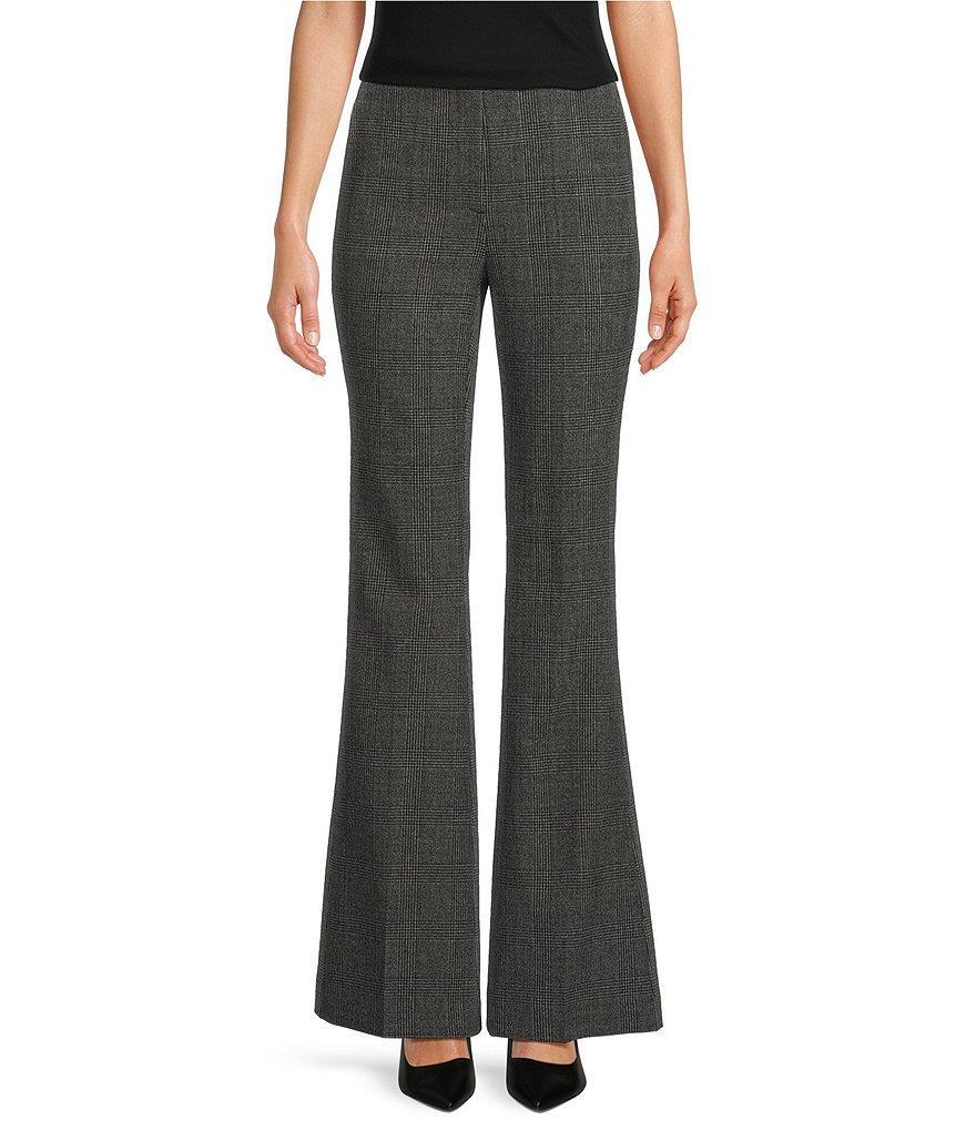 BOSS by Hugo Boss Telessa Plaid Woven High Waisted Skinny-Leg Pants Product Image