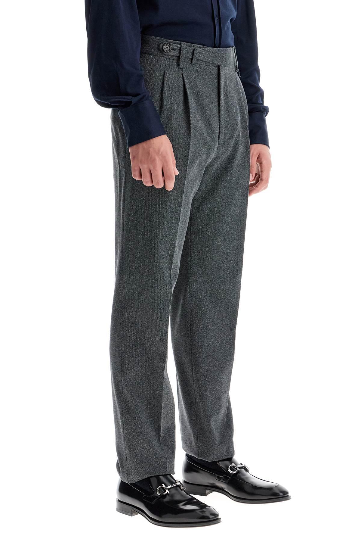 BRUNELLO CUCINELLI Wool Pant In Grey Product Image