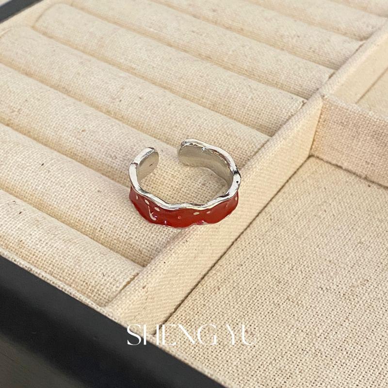 Floral Glazed Ring Product Image