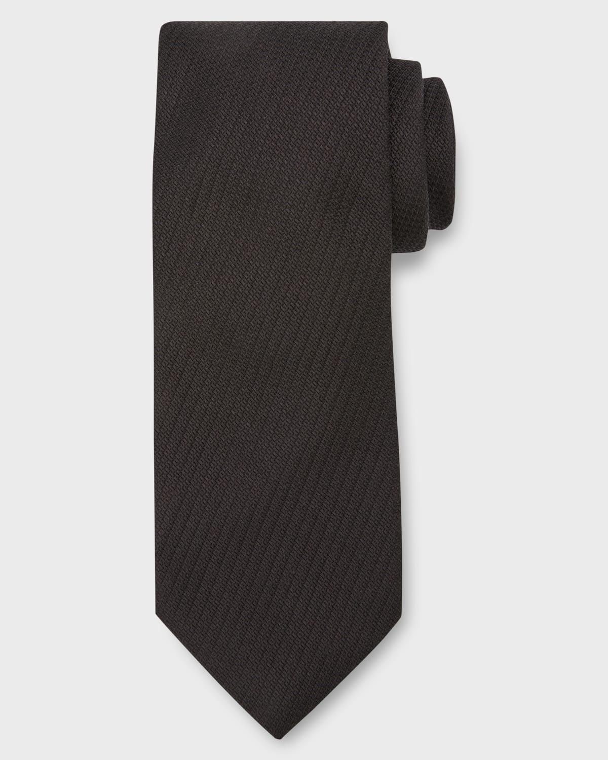 Mens Textured Silk Tie Product Image