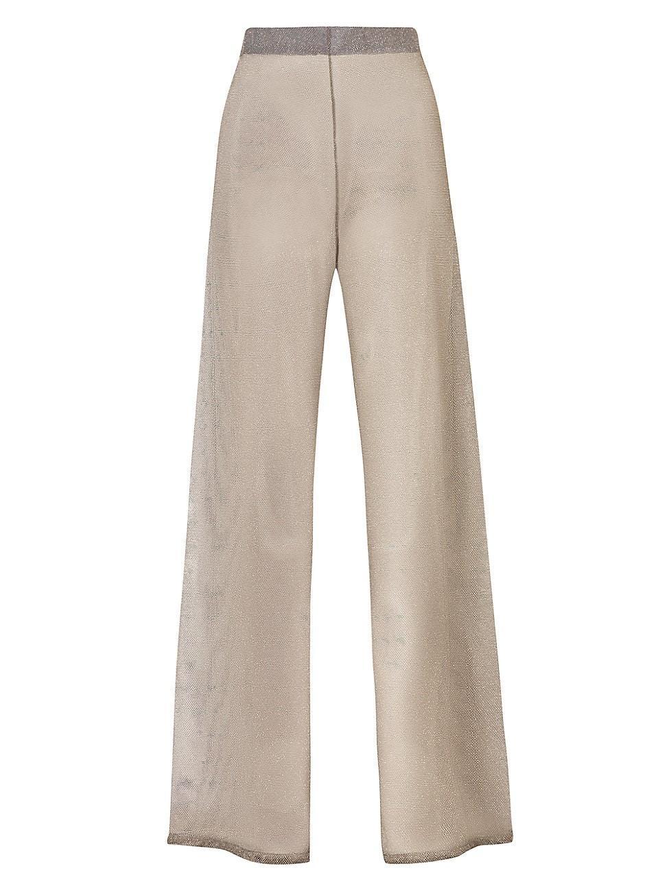 Womens Islote Gem Shimmer Semi-Sheer Pants product image