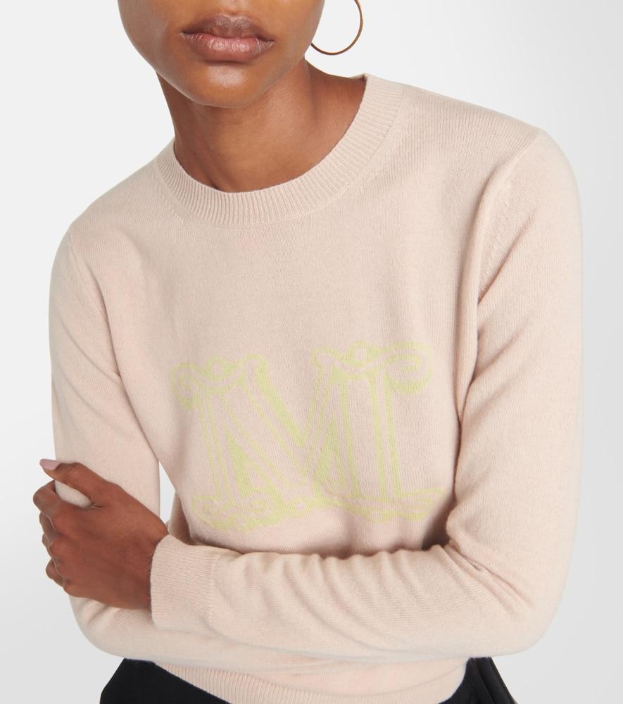 MAX MARA Pamir Logo Cashmere Sweater In Rose Product Image