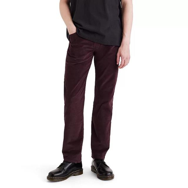 Mens Dockers All Seasons Tech Corduroy Jean Cut Straight Fit Pants Red Tasting Product Image