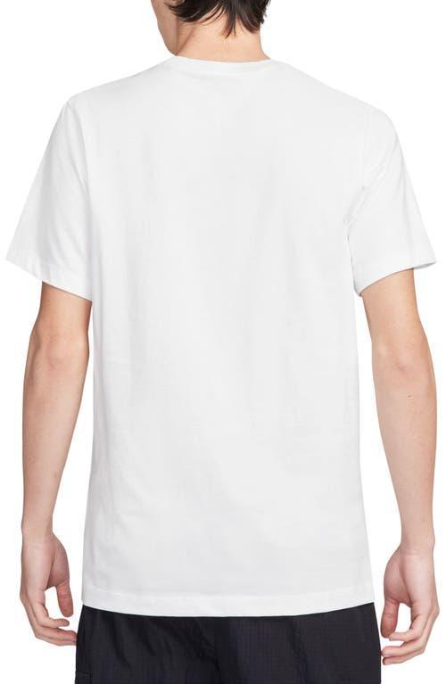 NIKE Men's Relaxed Fit Short Sleeve Logo Graphic T-shirt In White Product Image