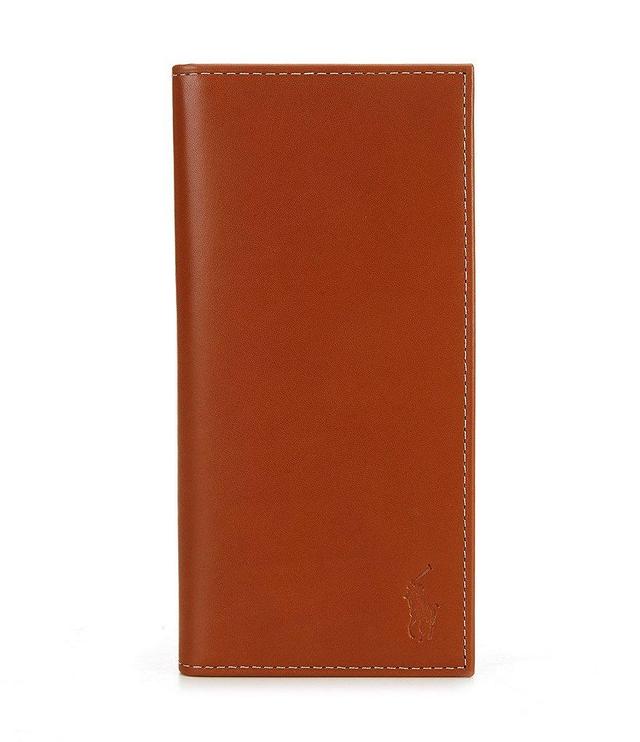 Polo Ralph Lauren Burnished Leather Narrow Wallet Product Image