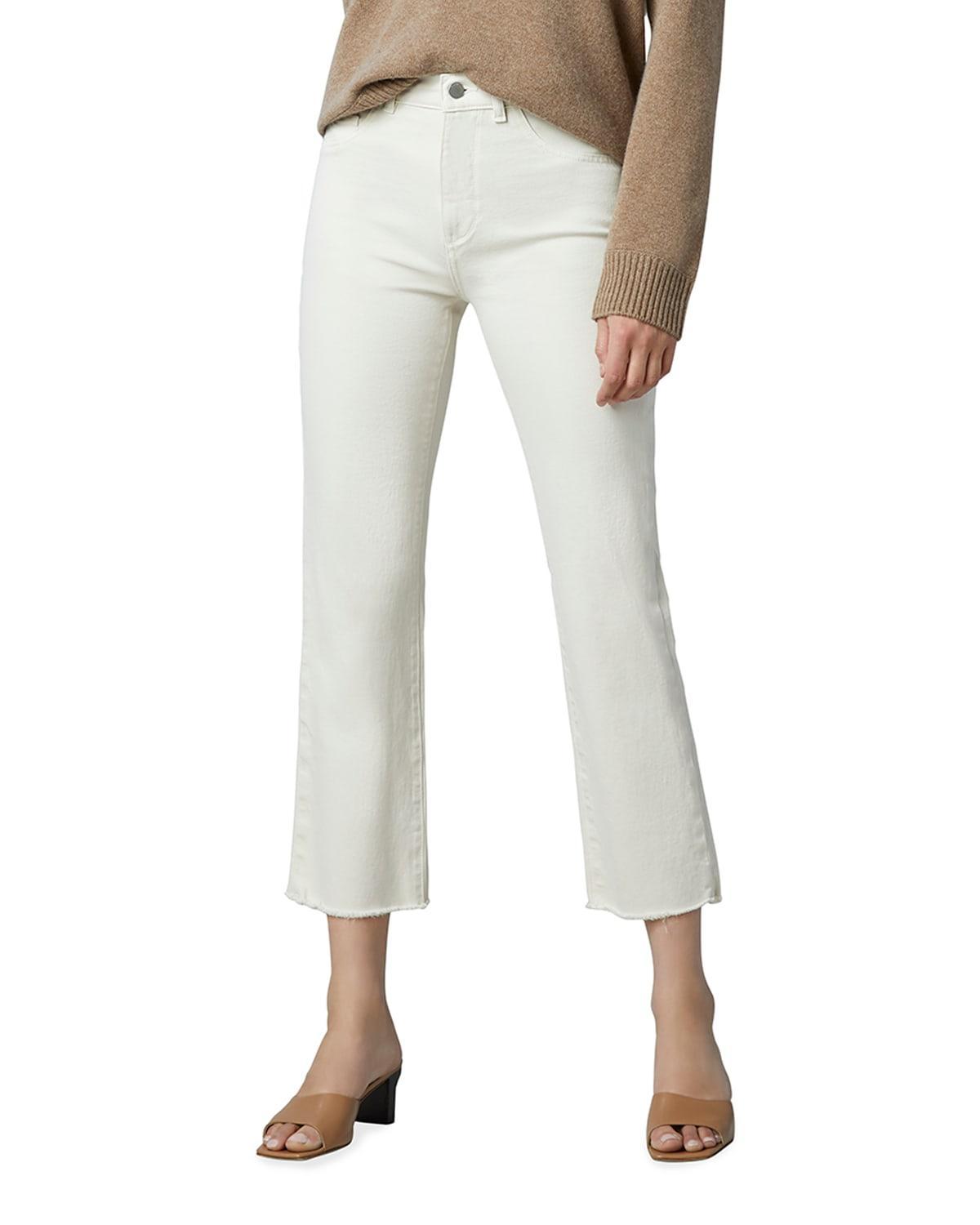 DL1961 Patti Frayed High Waist Ankle Straight Leg Jeans Product Image