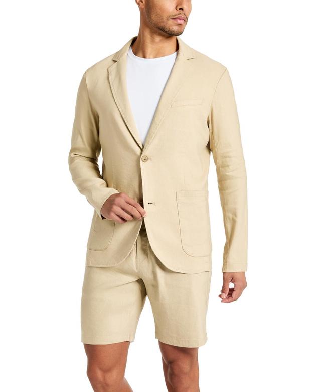 Kenneth Cole Mens Performance Patch-Pocket Slim-Fit Blazer Product Image