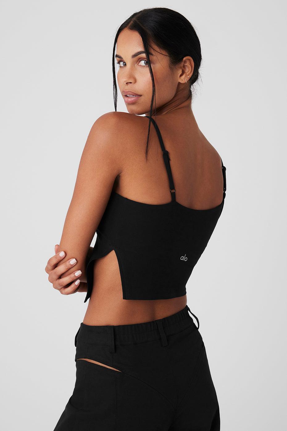 Alosoft All Night Tank - Black Female Product Image