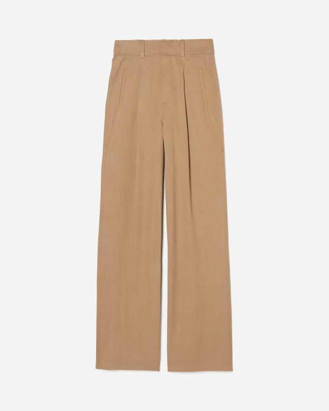 The Draper Pleated Pant in Buttersmooth Product Image