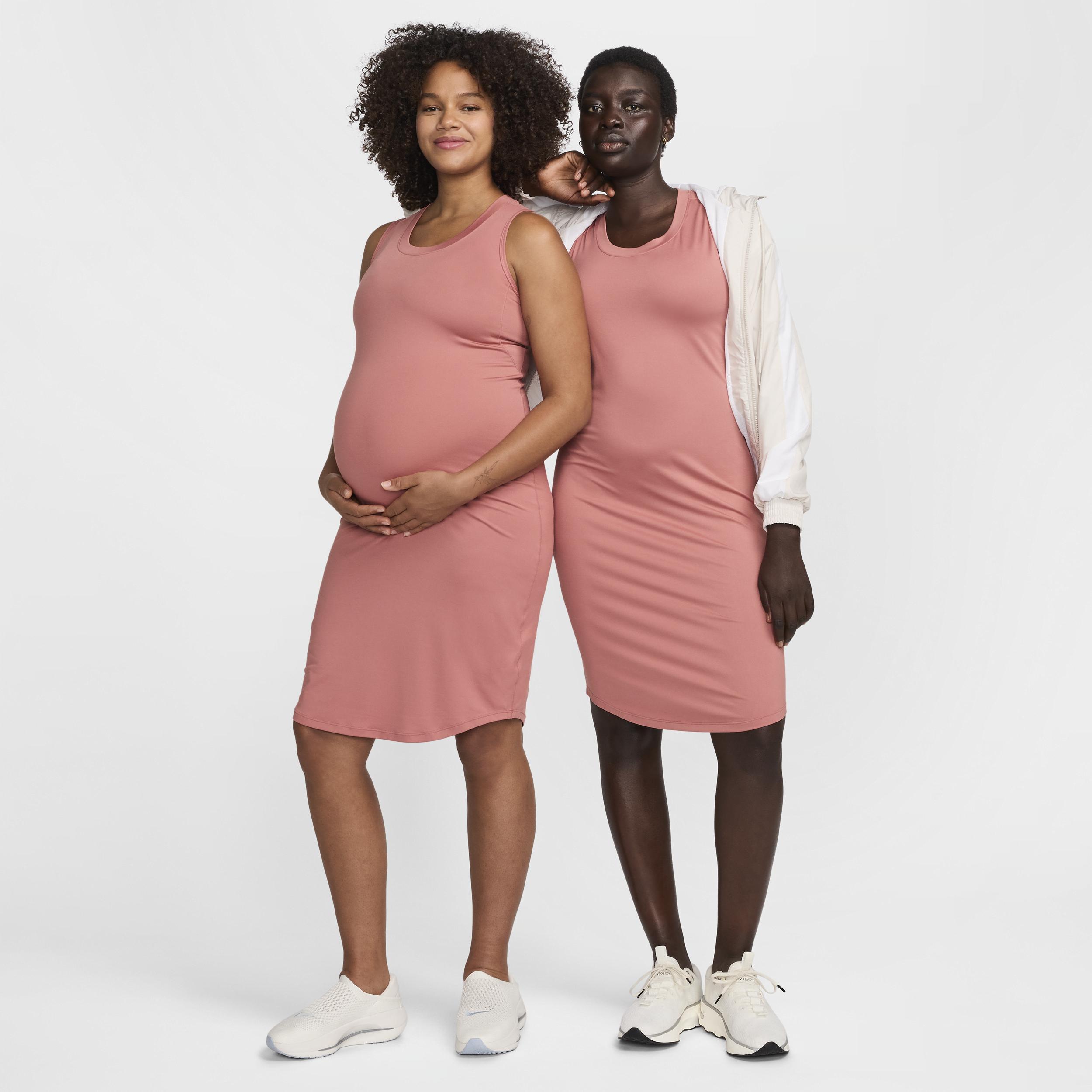 Nike (M) Women's Dri-FIT Slim-Fit Knit Dress (Maternity) Product Image