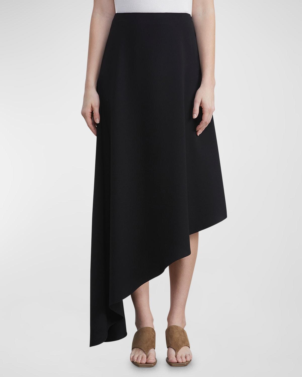 Lafayette 148 New York Asymmetric Crepe Skirt Product Image