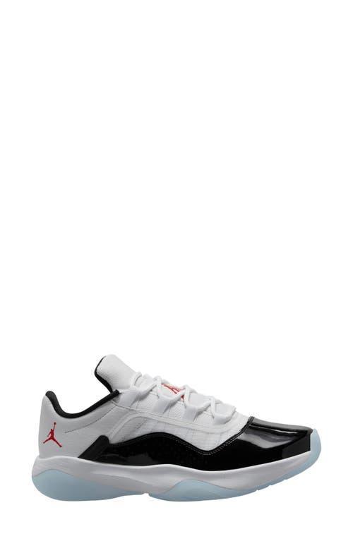 Jordan Womens Jordan AJ 11 CMFT Low - Womens Shoes White/University Red/Black Product Image