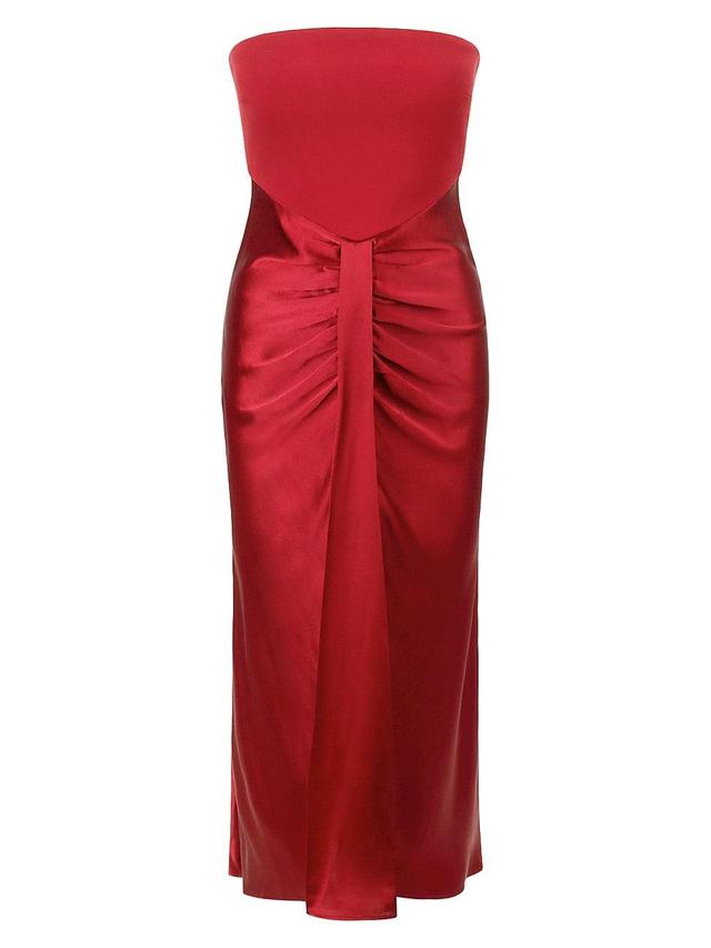 Womens Wayfaring Strapless Midi-Dress Product Image