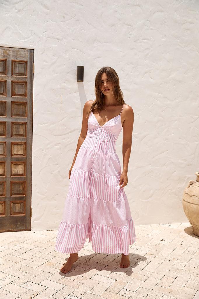 Picnic Season Maxi Dress Pink product image