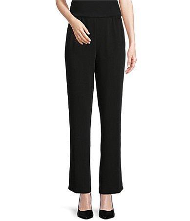 Womens Suzette Crepe Straight Pants Product Image