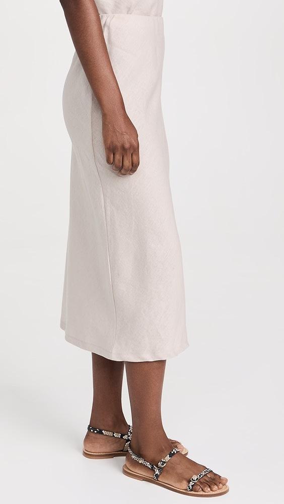 Enza Costa Linen Bias Skirt | Shopbop Product Image