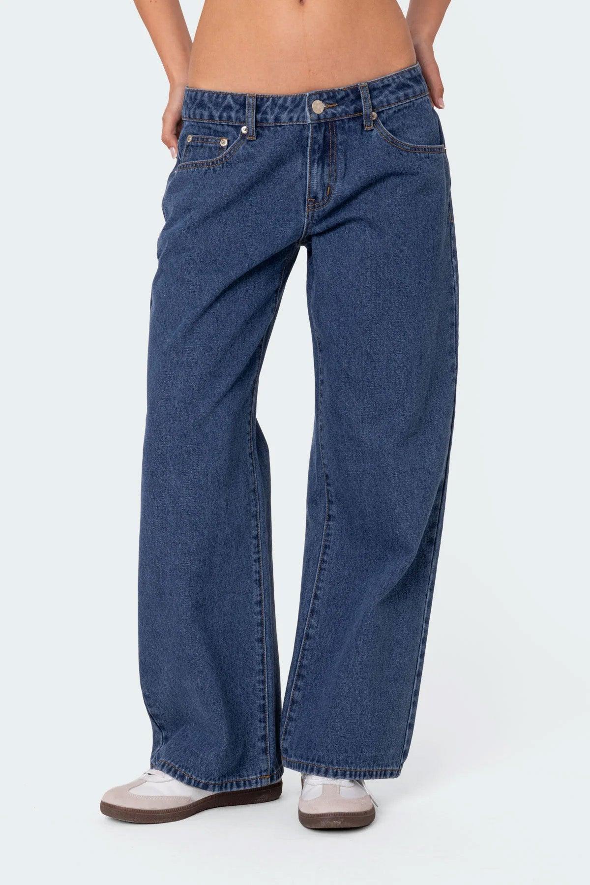 Petite Raelynn Washed Low Rise Jeans Product Image