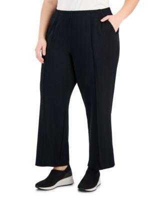 Plus Size High Rise Wide Leg Sweatpants, Created for Macy's Product Image