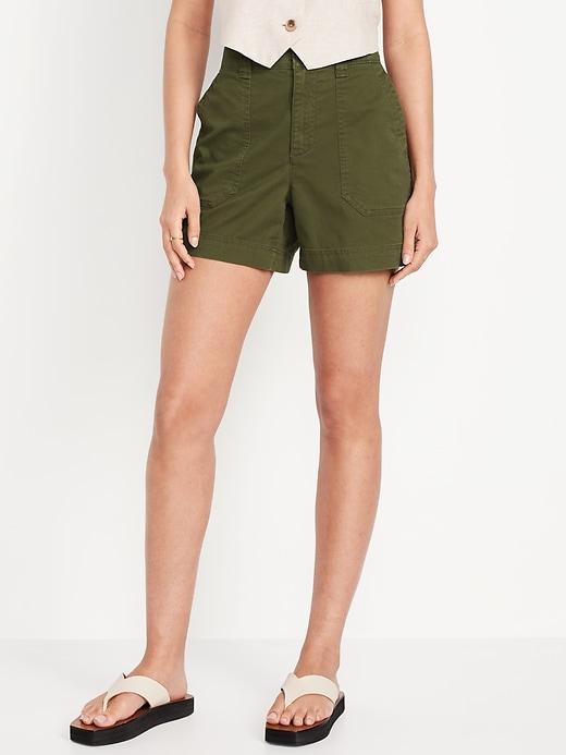 High-Waisted OGC Chino Shorts -- 5-inch inseam Product Image