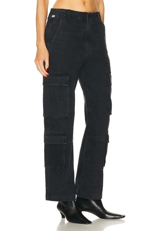 Citizens of Humanity - Delena Cotton-Blend Cargo Pants - BlackModa Operandi Product Image