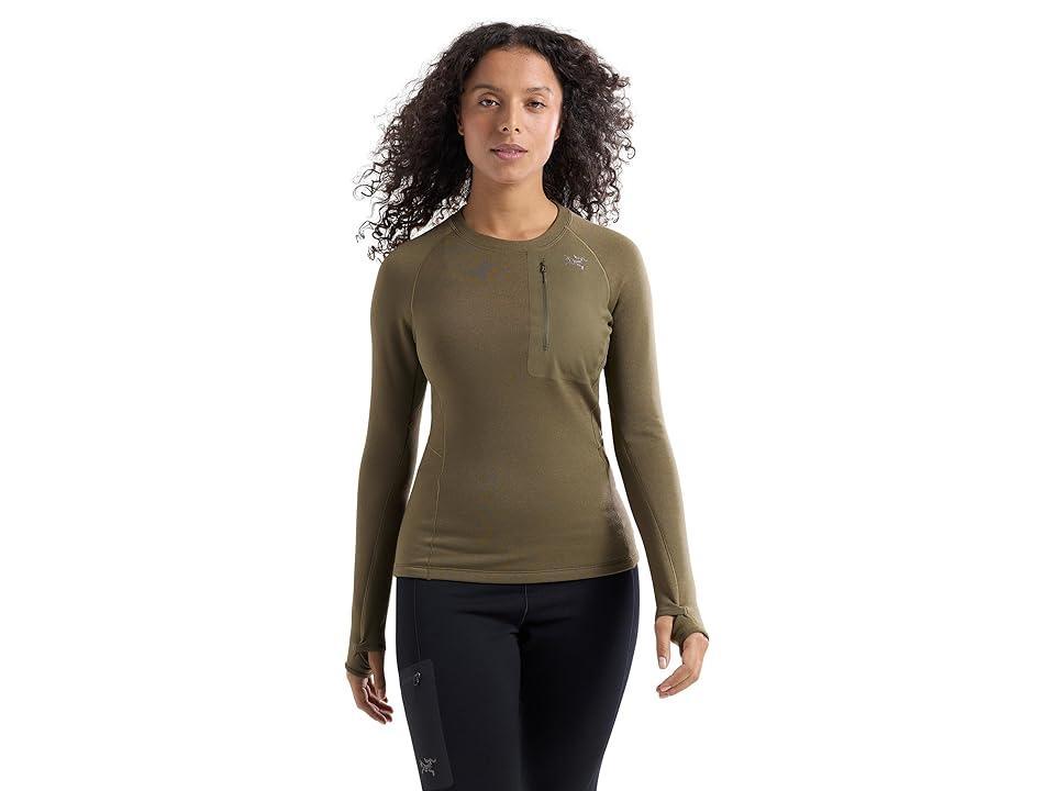 Arc'teryx Kyanite Baselayer Crew (Tatsu) Women's Clothing Product Image