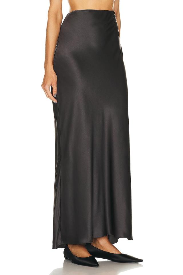 The Sei Bias Maxi Skirt in Charcoal Product Image