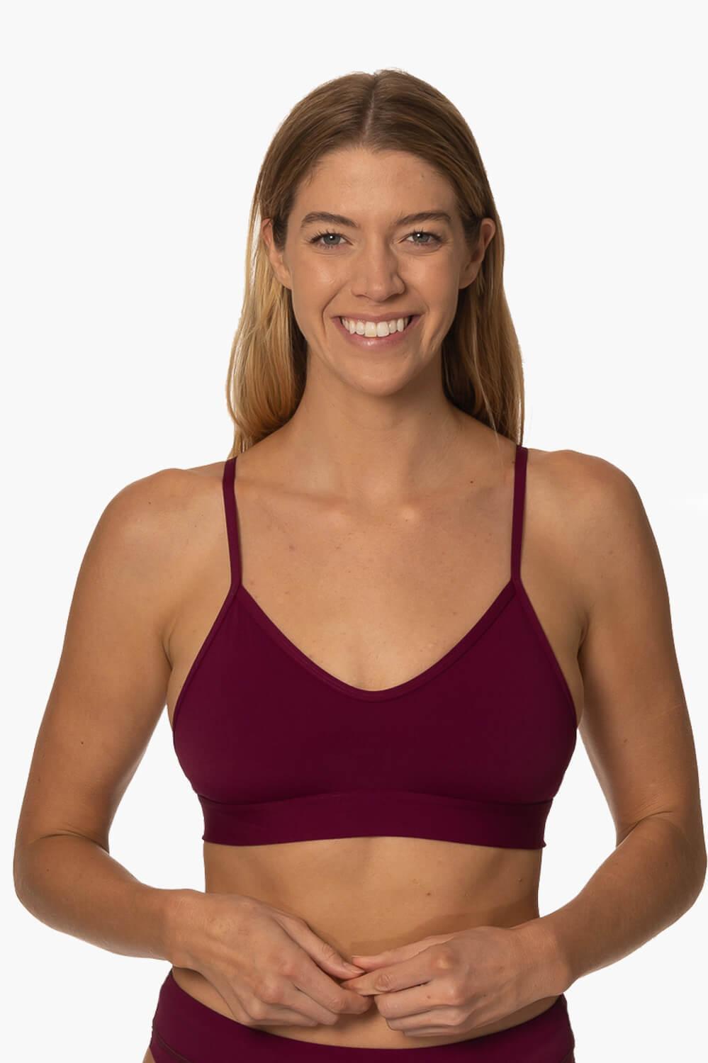 Mara Bikini Top - Cabernet Female Product Image