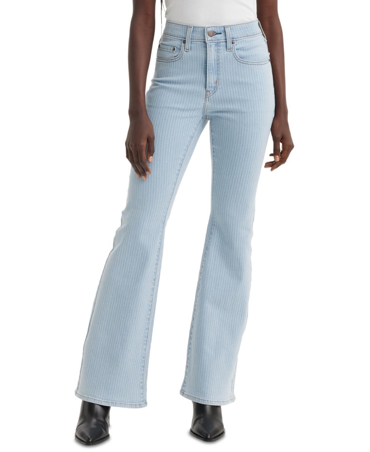 Levis Womens 726 High Rise Slim Fit Flare Jeans Product Image