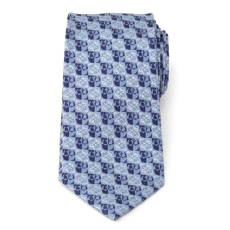 Mens Star Wars Pattern Tie, Blue Product Image