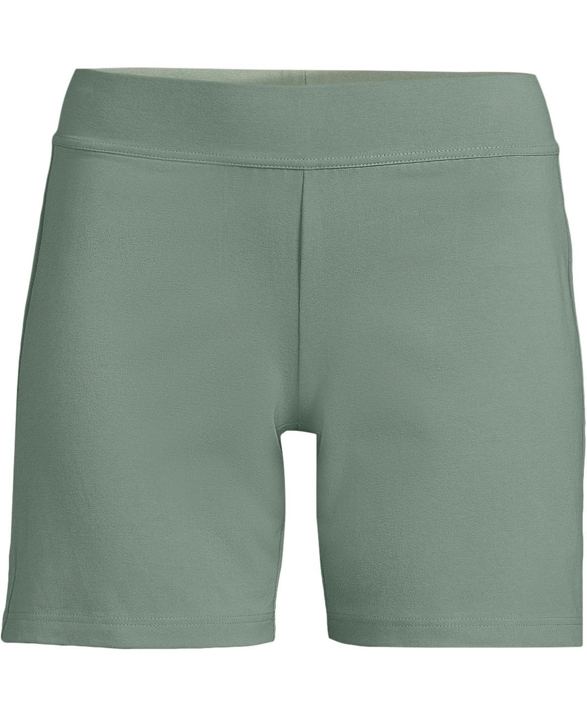 Womens Lands End Starfish 7-in. Midrise Pull-On Shorts Product Image