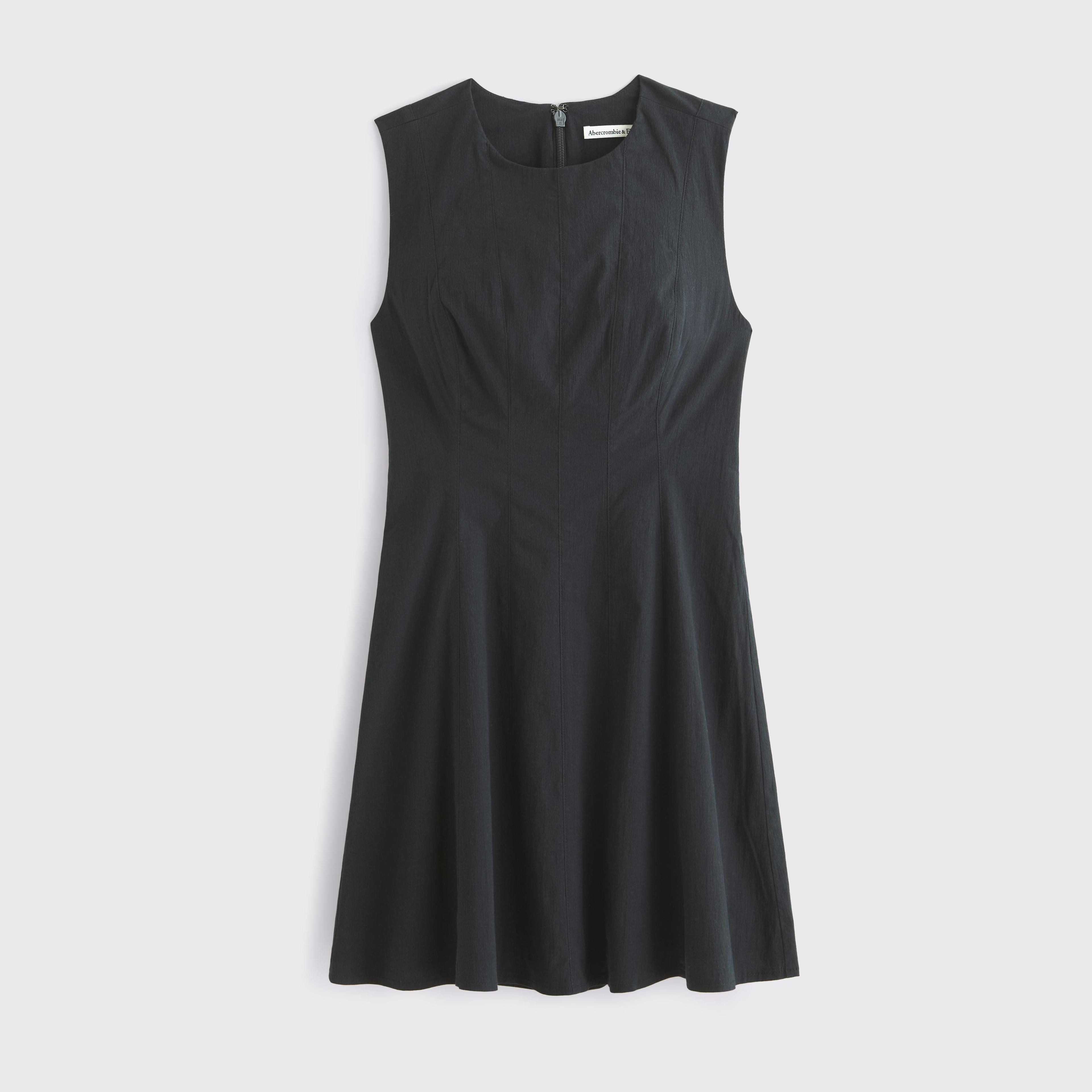 The A&F Mila High-Neck Mini Dress Product Image