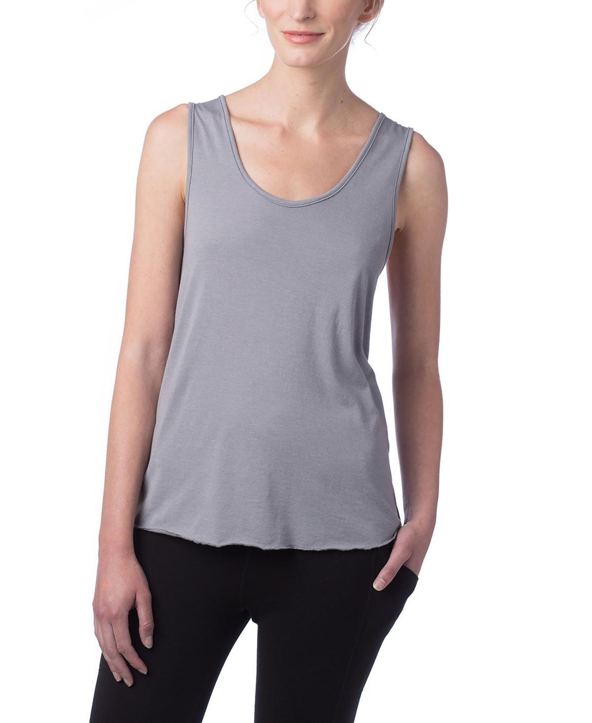 Womens Modal Tri-Blend Racer Tank Top Product Image