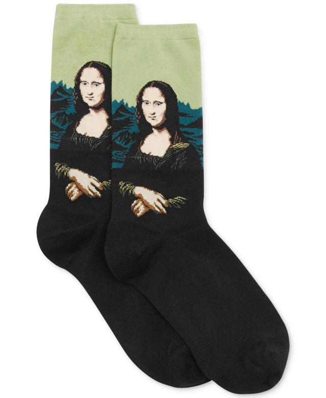 Hot Sox Womens Mona Lisa Artist Series Fashion Crew Sock Product Image