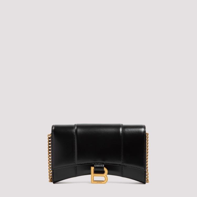 Hourglass Wallet On Chain Unica In Black Product Image