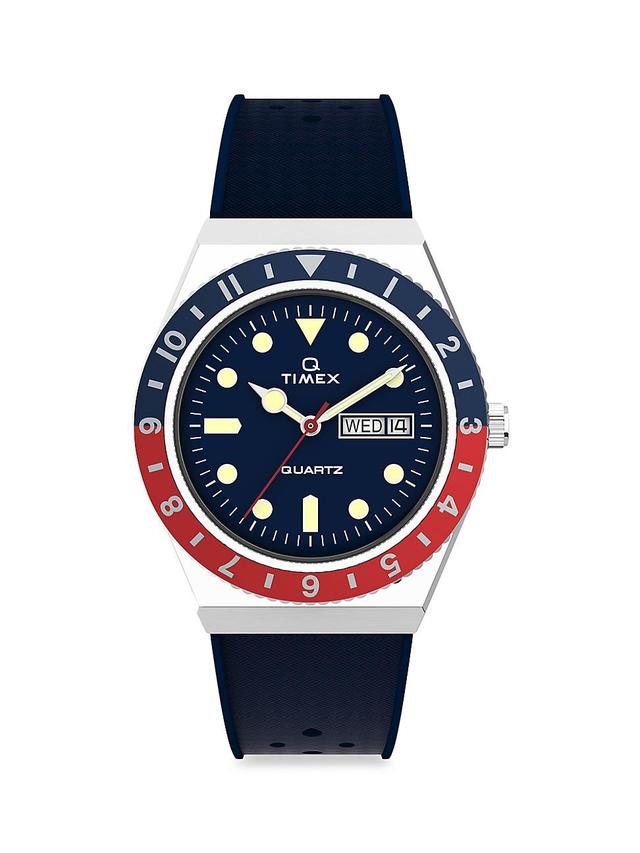 Mens Q Diver Synthetic Strap Watch Product Image